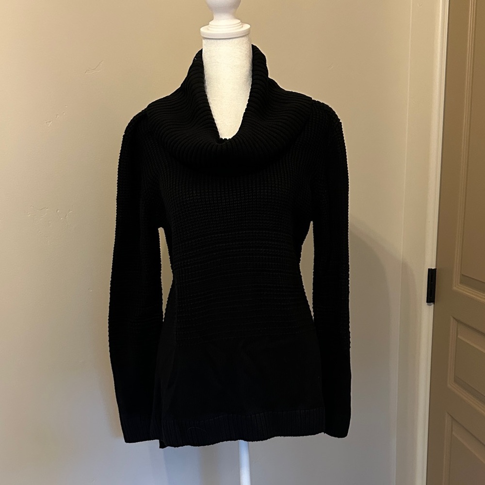 Calvin Klein Black Cowl Neck Sweater